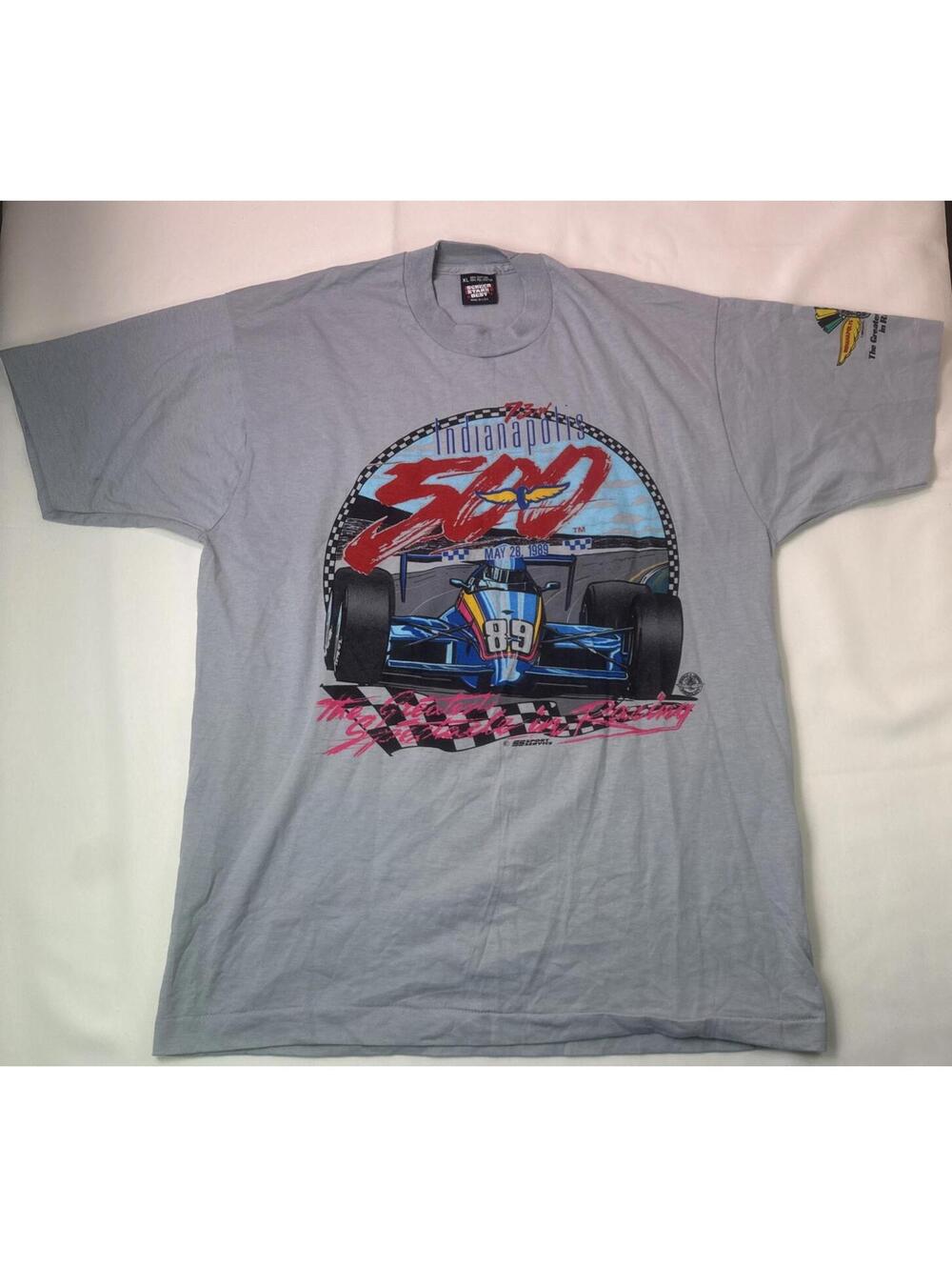 VRHTF NHRA SUPER COOL VINTAGE "74TH 1990 INDIANAPOLIS 500" XL T SHIRT Made USA